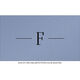 Modern Initial Double Sided Shimmer Contact Cards Image 2 of 6